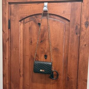 Black Quilted Crossbody Bag